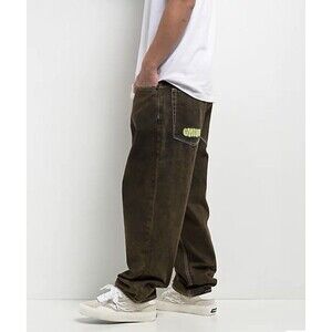 Empyre Relaxed Fit Skate Jeans Brown Denim Men’s Size 30 Loose Baggy Y2K